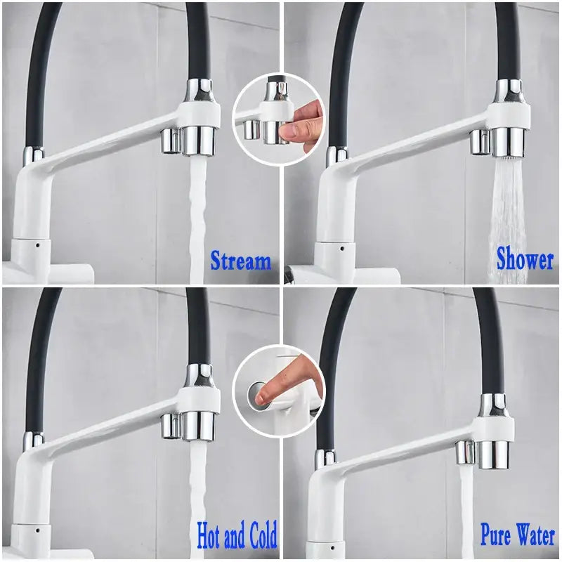 Chrome Pull-Down Faucet