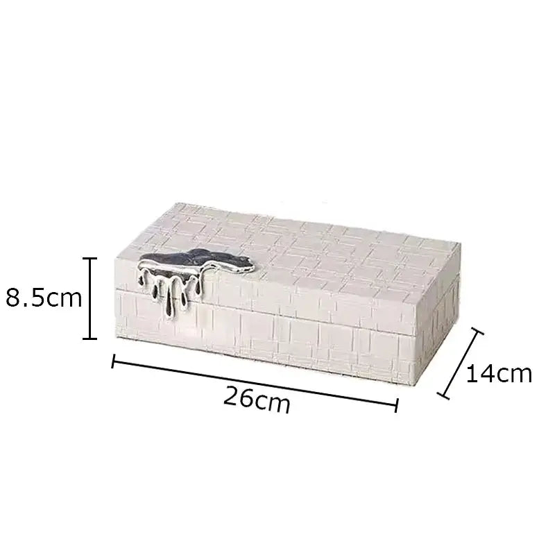 Black Leather Jewelry Box