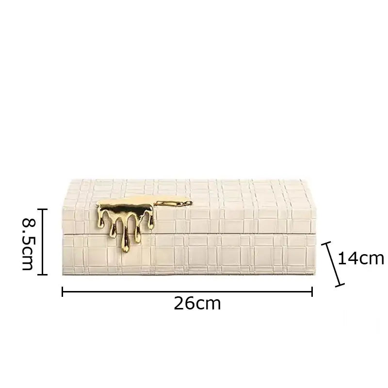 Black Leather Jewelry Box