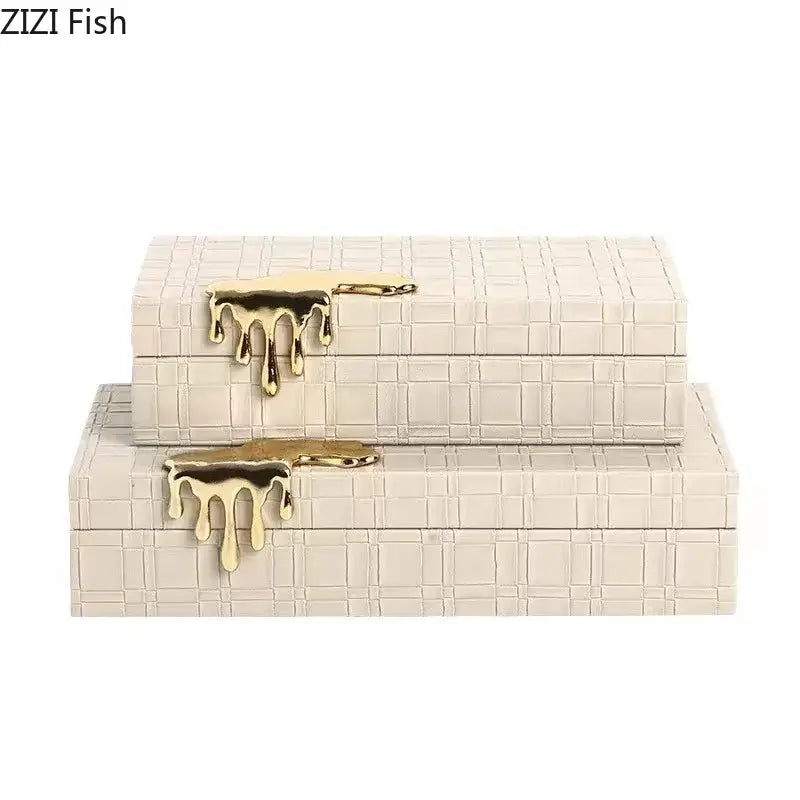 Black Leather Jewelry Box