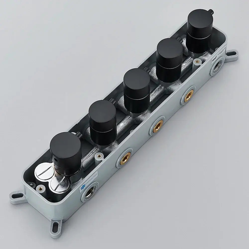 Brushed Gold Thermostatic Shower Mixer Valve