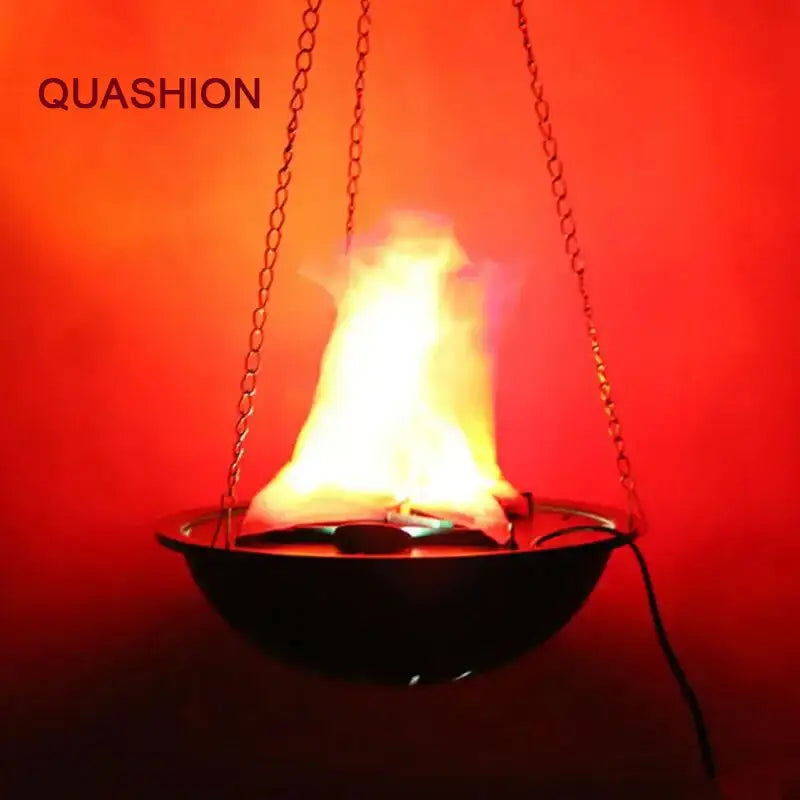 Black Flame Pendant Light