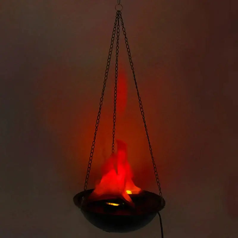 Black Flame Pendant Light