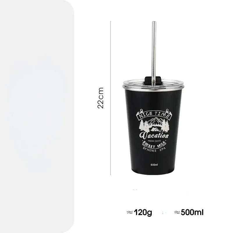 Black Insulated Bubble Tumbler
