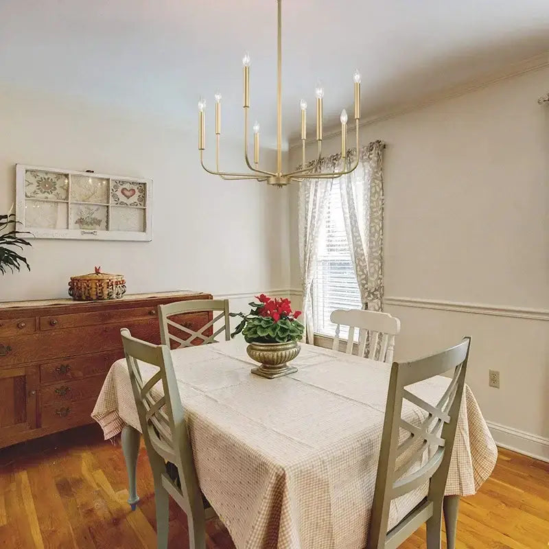 Black Iron Branch Chandelier
