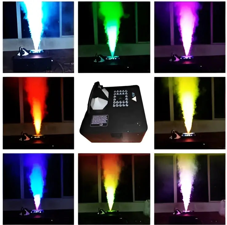 Black LED RGB Smoke Machine