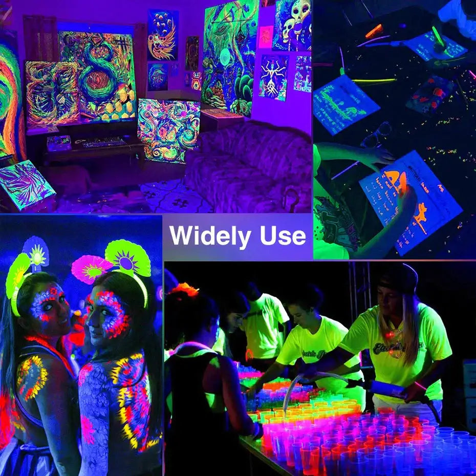 Black LED UV Flood Lamp