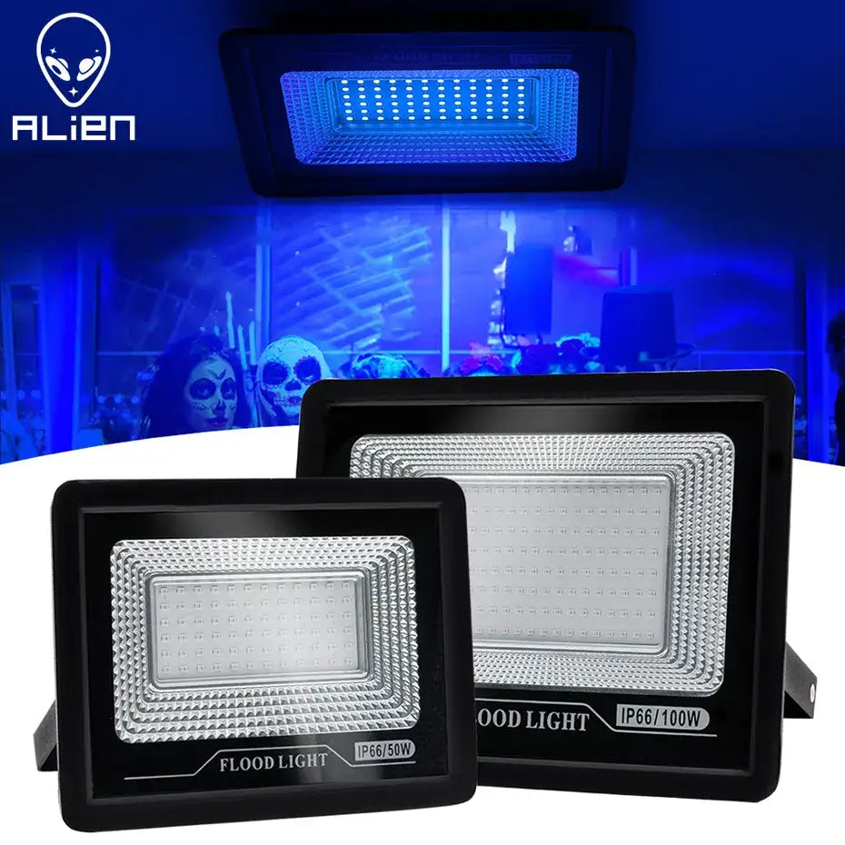 Black LED UV Flood Lamp