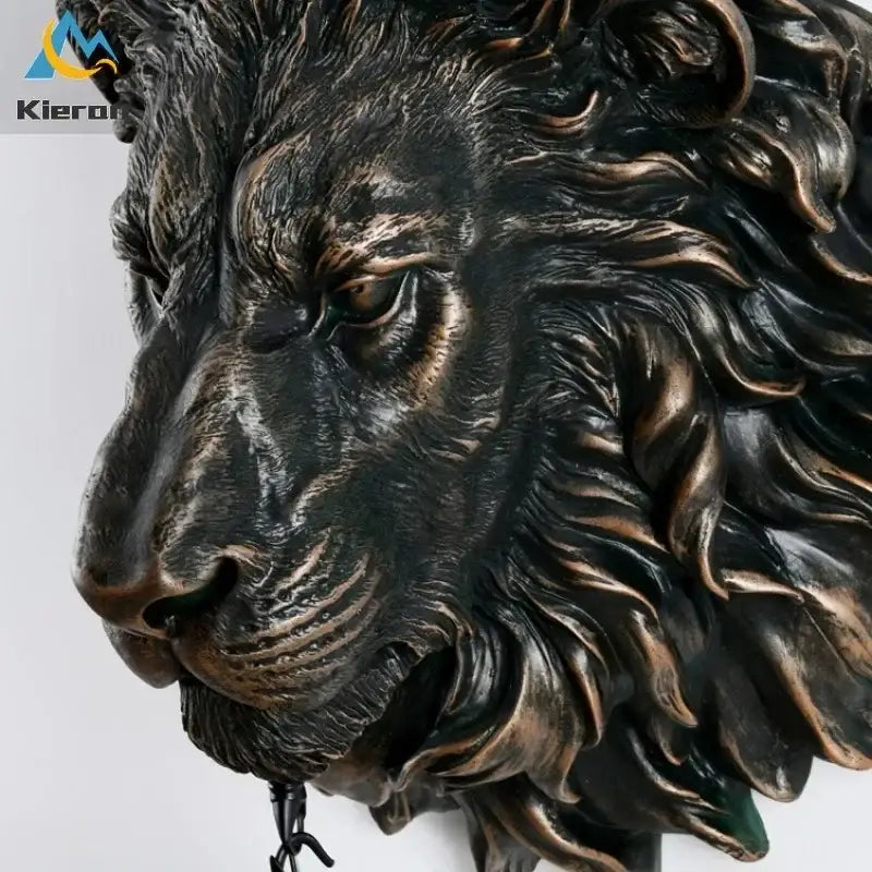 Black Lion Wall Lamp