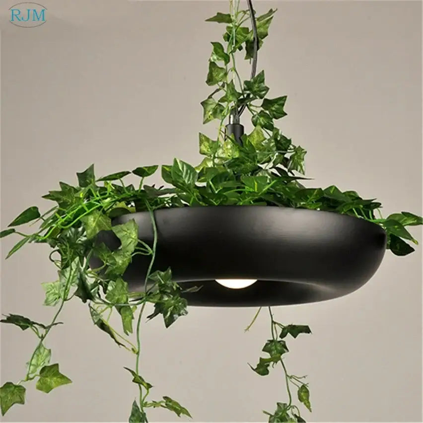 Black Matte Garden Pendant