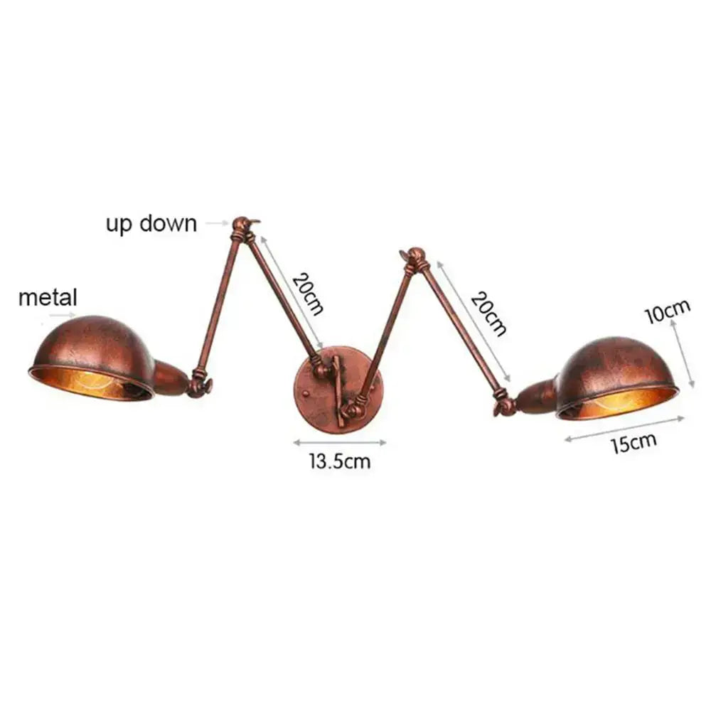 Black Matte Swing Arm Sconce