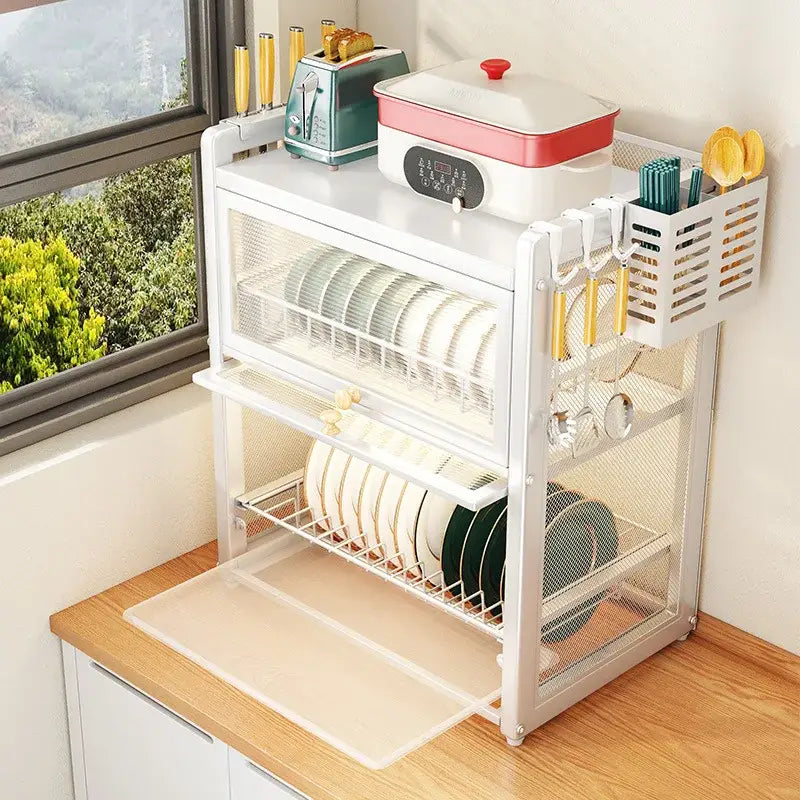 Black Mesh Dish Rack