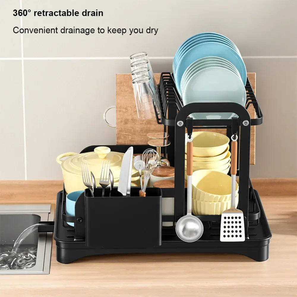 Black Metal Dish Drainer
