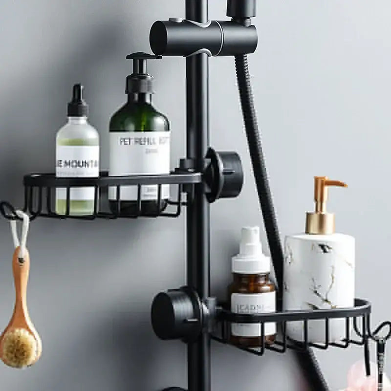 Black Metal Shower Caddy