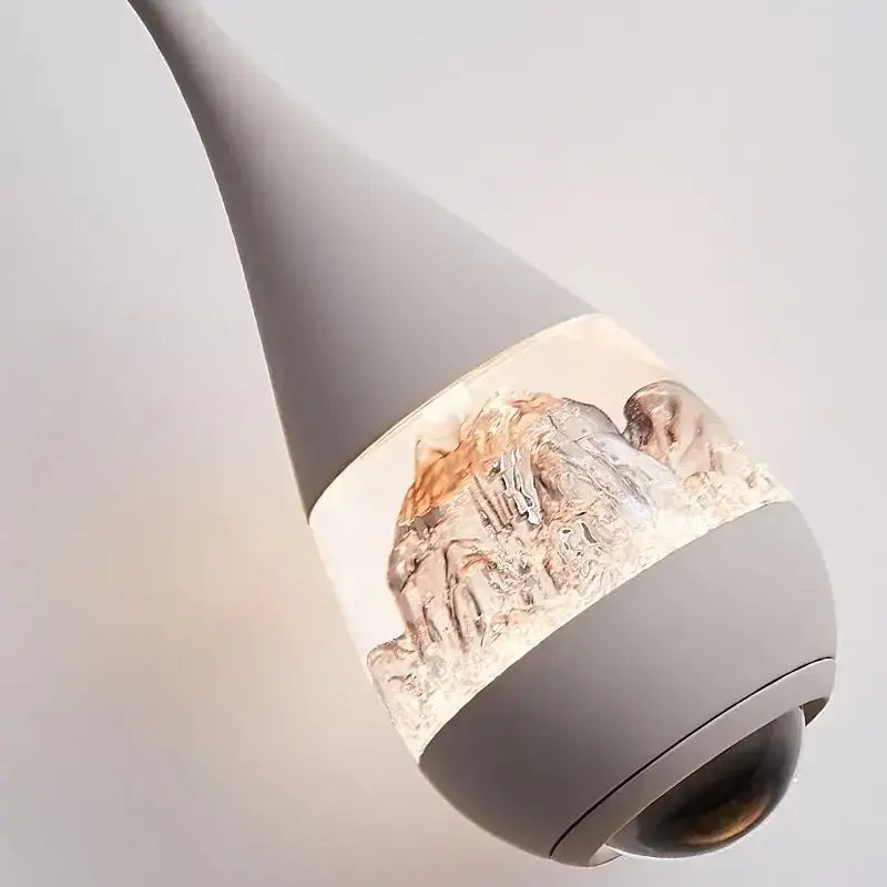 Black Mountain Glass Chandelier