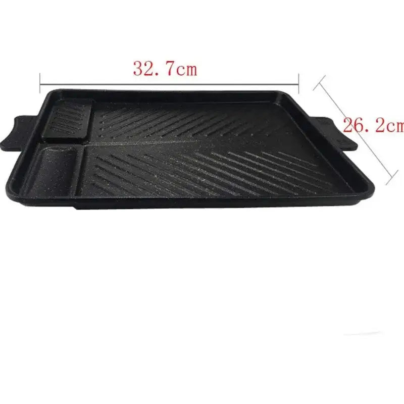 Black Rectangular Grill Pan