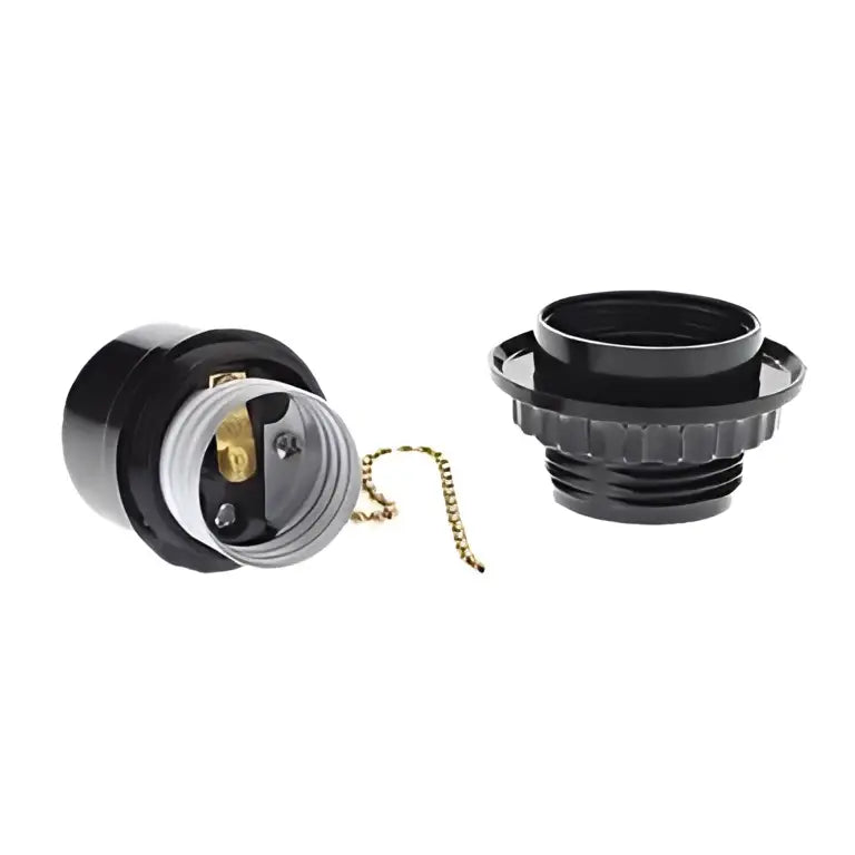 Black Bakelite Bulb Holder