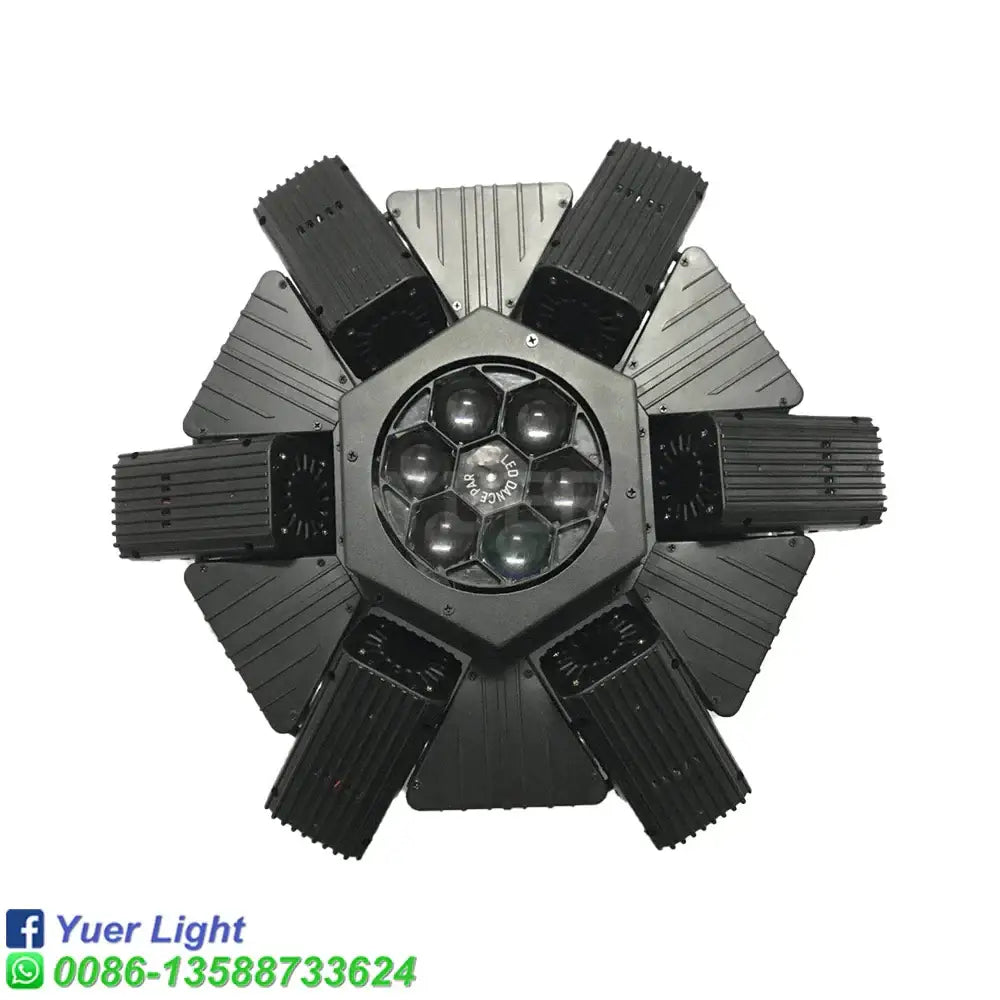 Black LED Rotating Beam Light