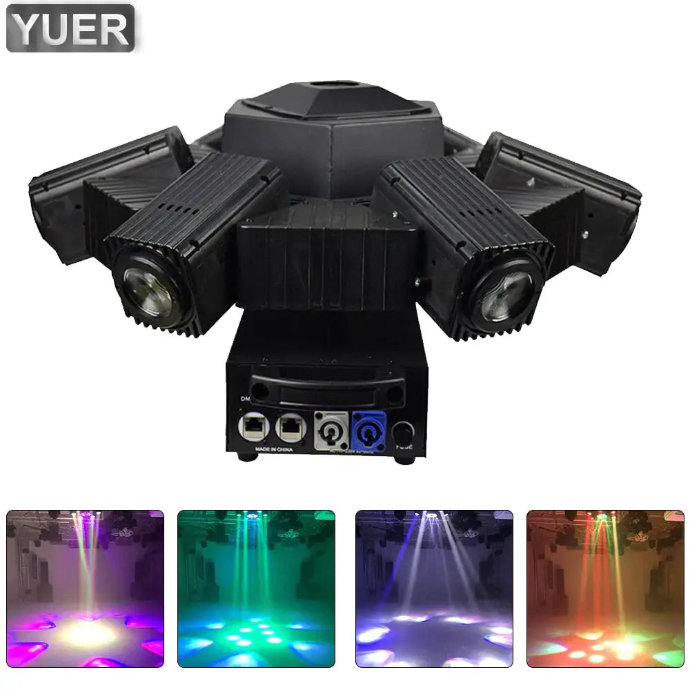 Black LED Rotating Beam Light
