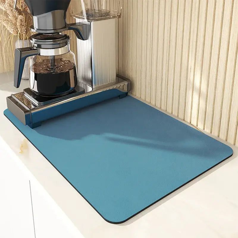 Black Silicone Coffee Mat