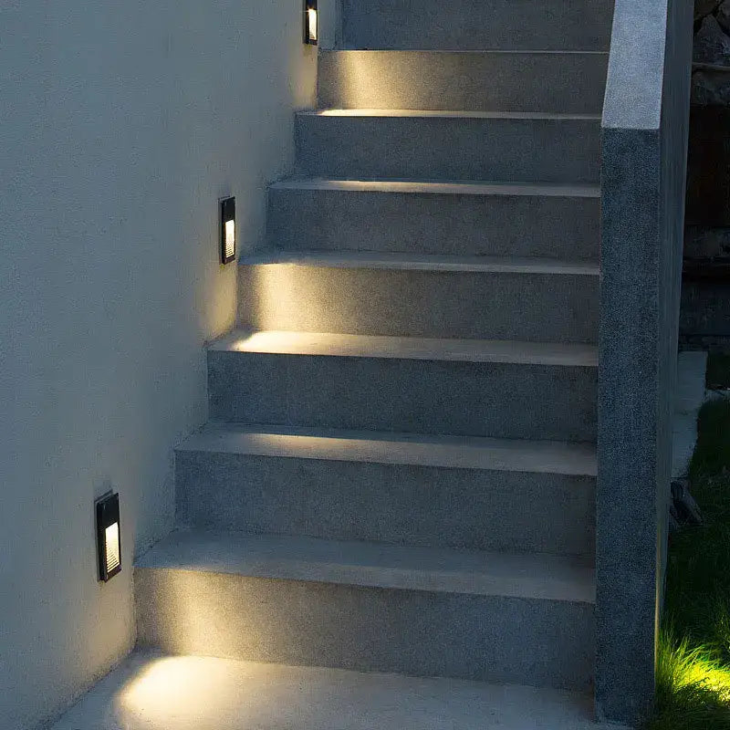 Black LED Step Lights