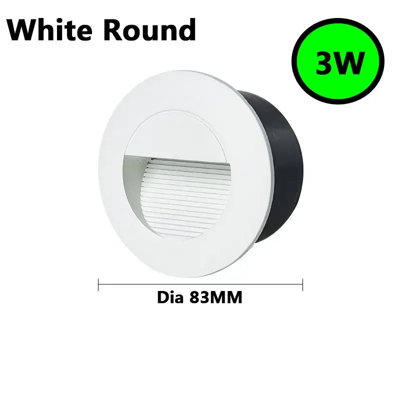 Black LED Step Lights