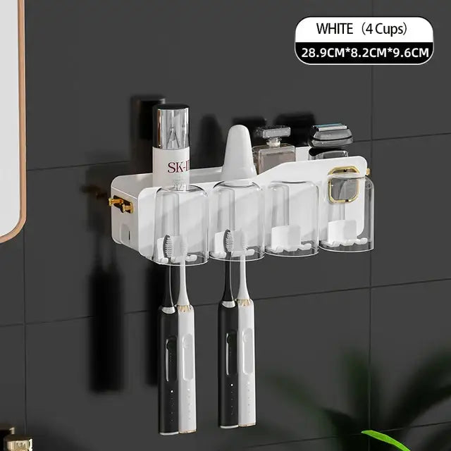 Black Inverted Toothbrush Holder