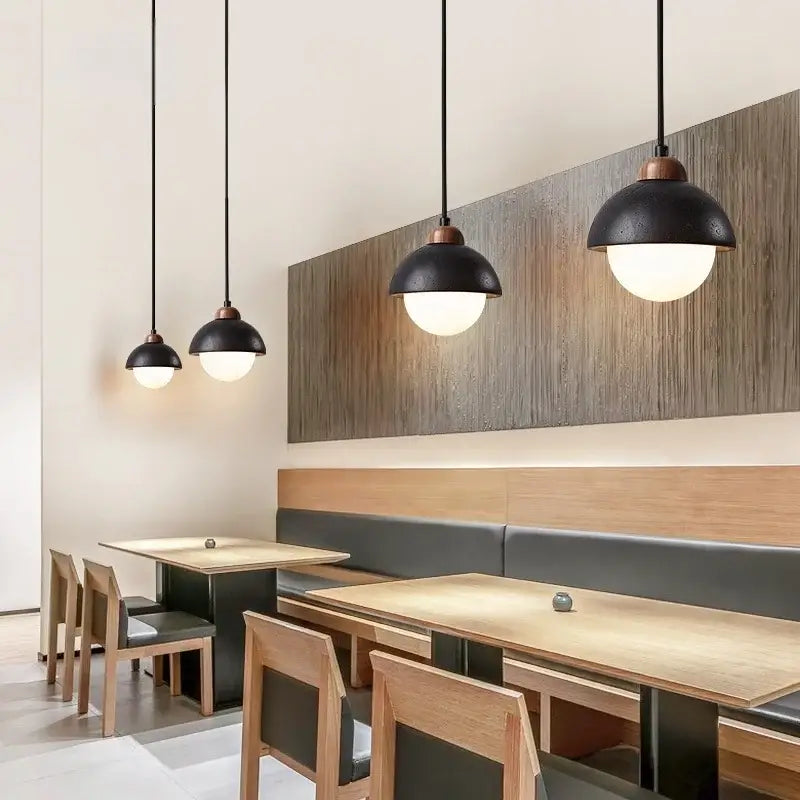 Black Wabi Sabi Pendant Light
