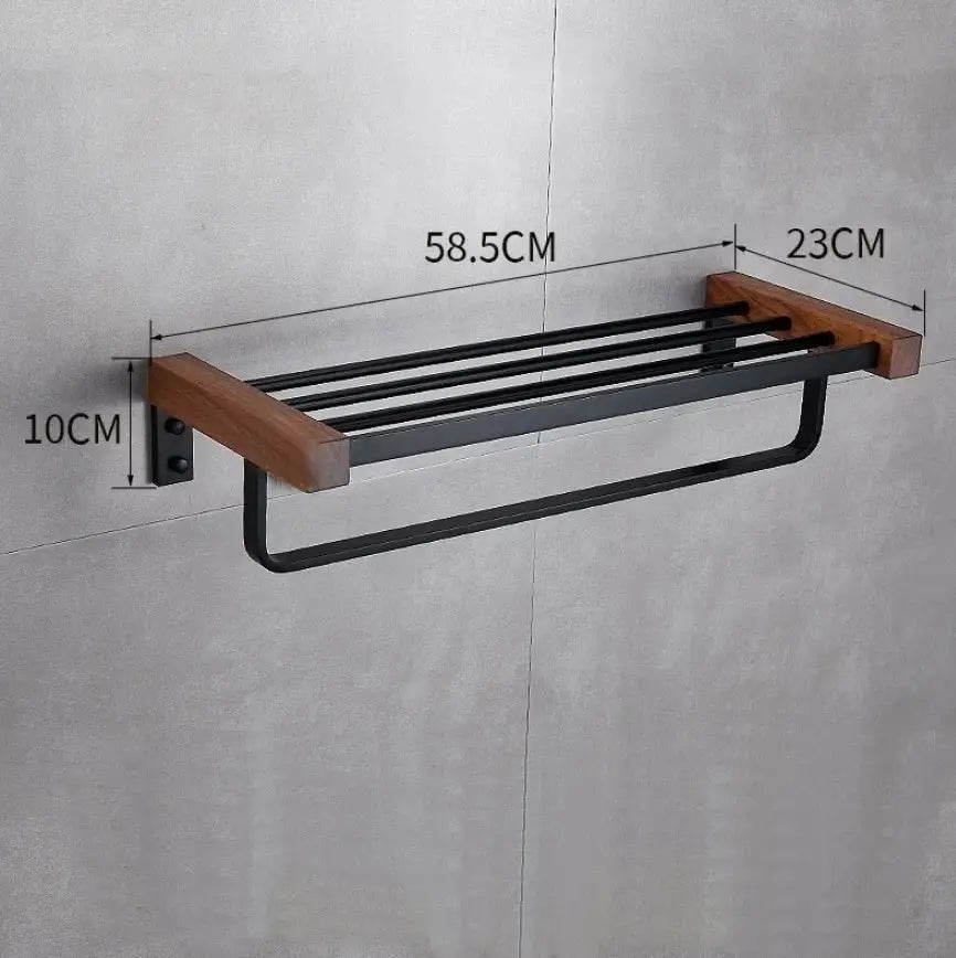 Black Walnut Bathroom Set