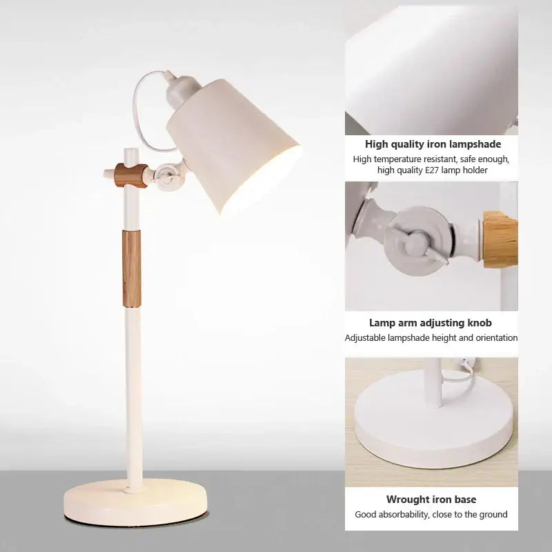 Black White Adjustable Lamp
