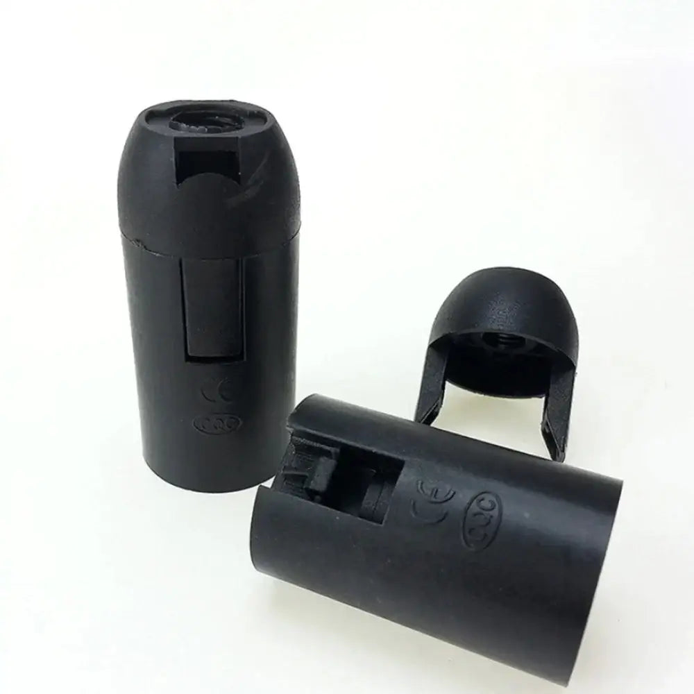 Black White Lamp Socket