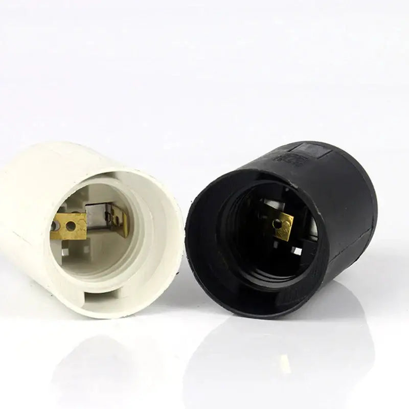 Black White Lamp Socket