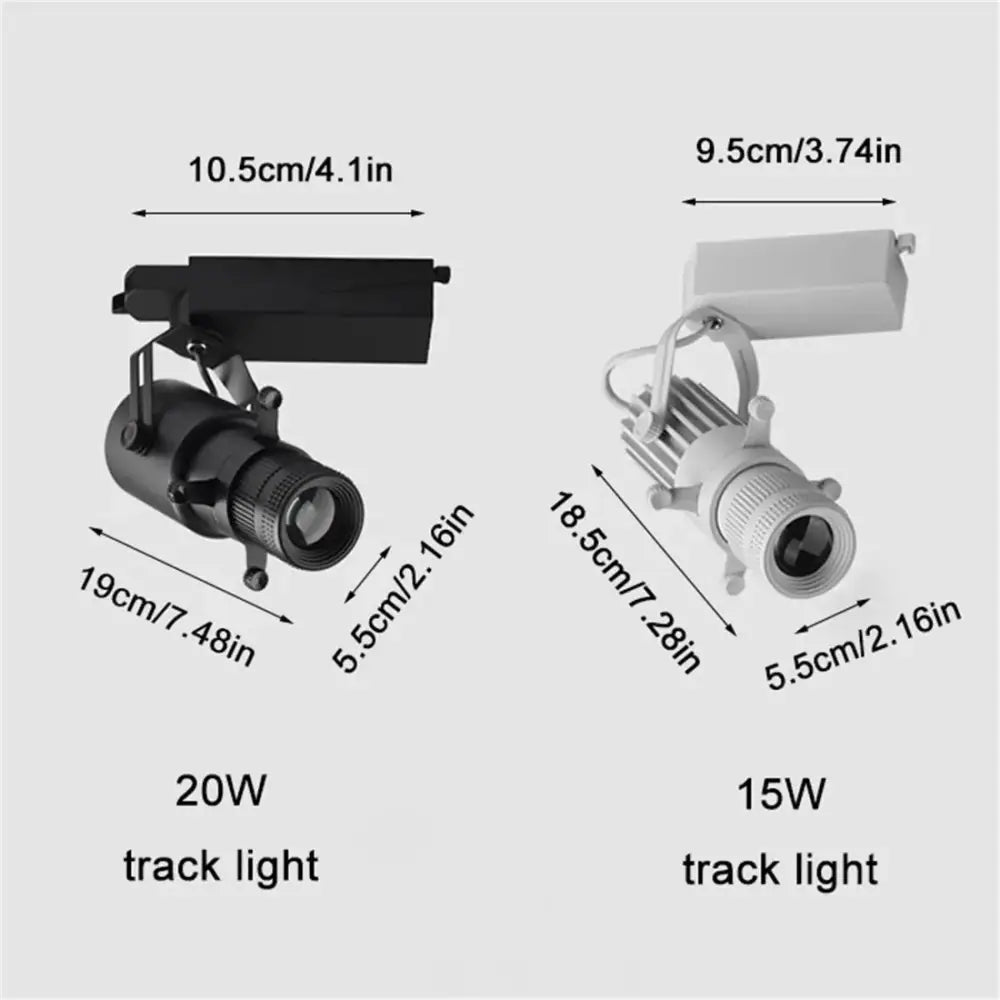 Black Wireless LED Spotlight