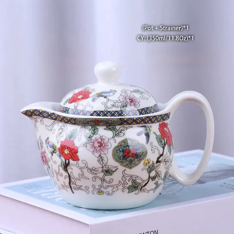 Ceramic Dragon Teapot Set