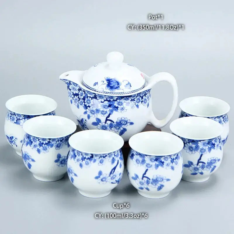 Ceramic Dragon Teapot Set