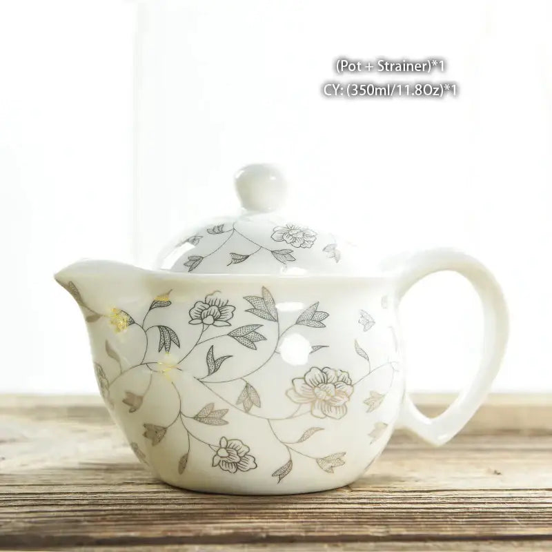 Ceramic Dragon Teapot Set