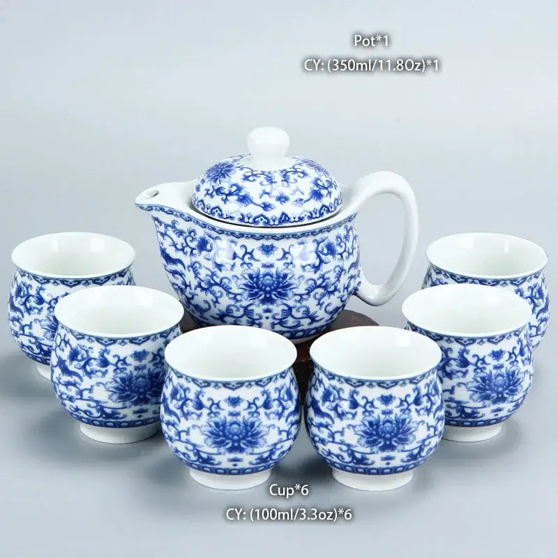 Ceramic Dragon Teapot Set
