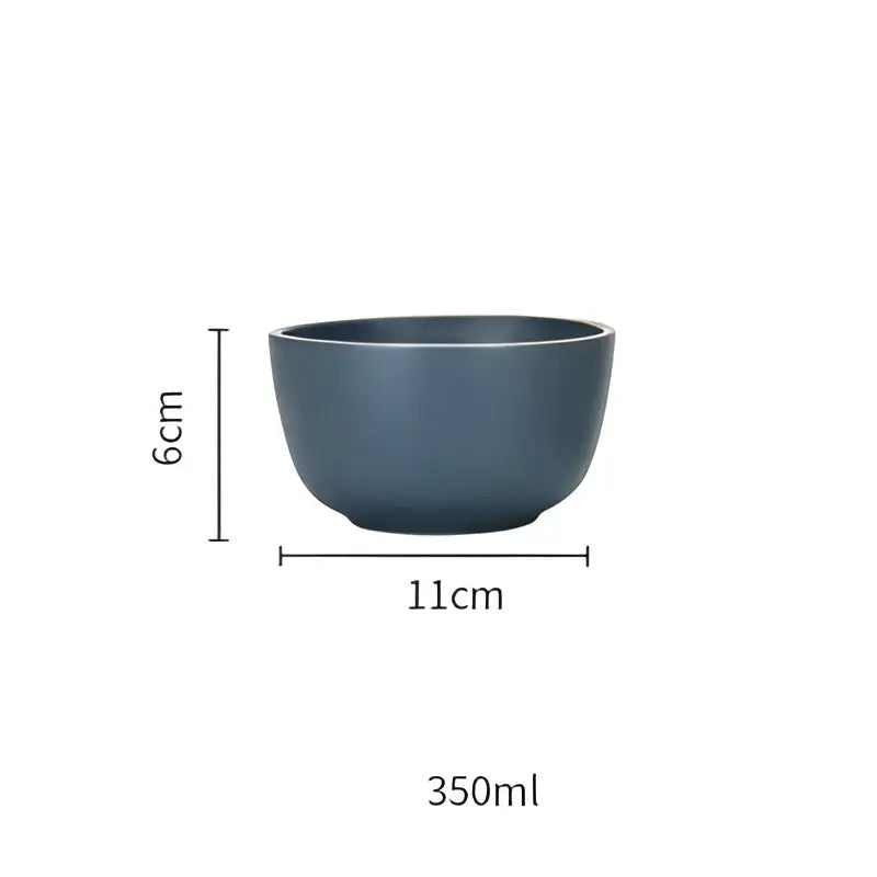 Gold Trimmed Ceramic Bowl