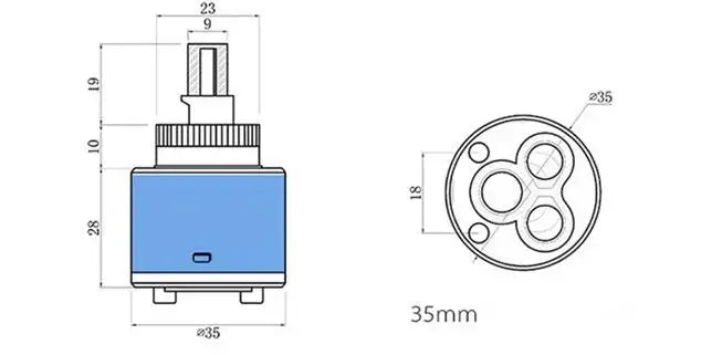 Ceramic Water-Saving Cartridge
