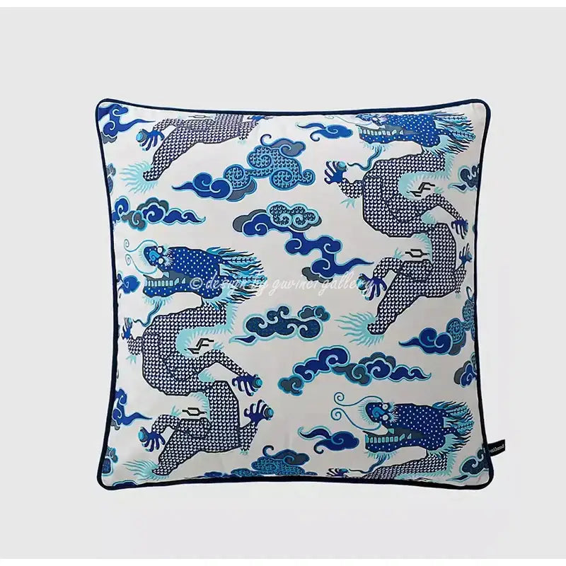 Crane Pattern Pillow Case