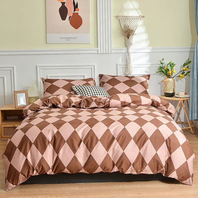 Geometric Stripes Bedding Set