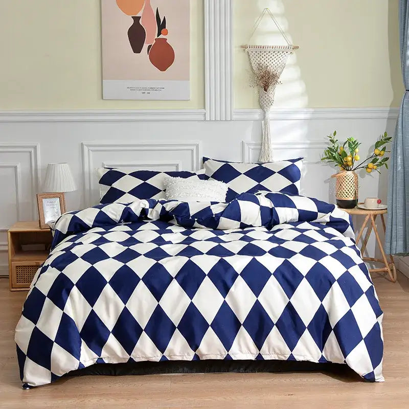 Geometric Stripes Bedding Set