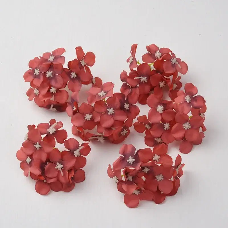 Silk Hydrangea Flower Set