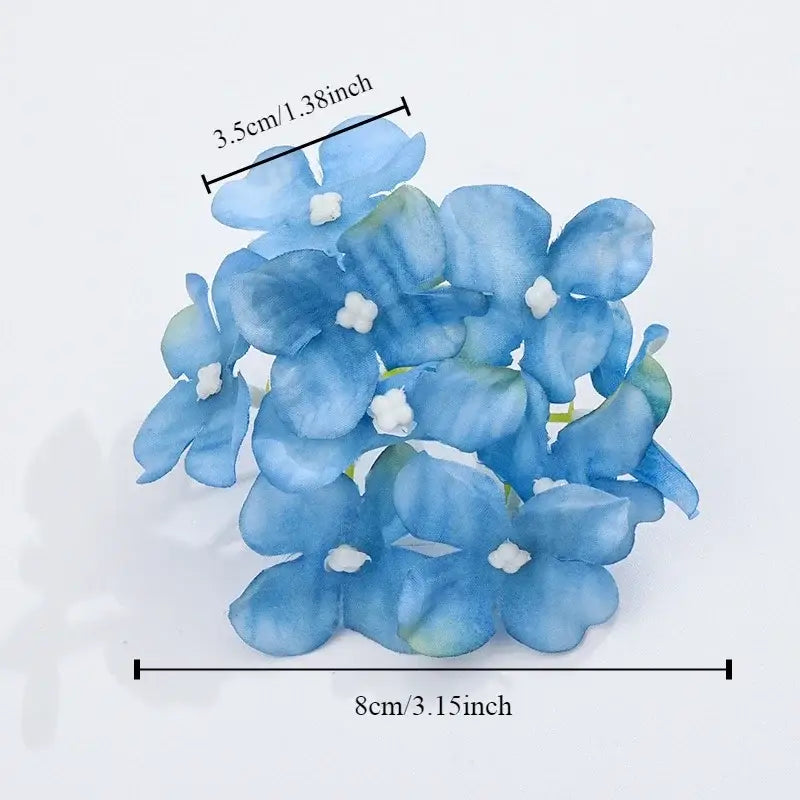 Silk Hydrangea Flower Set