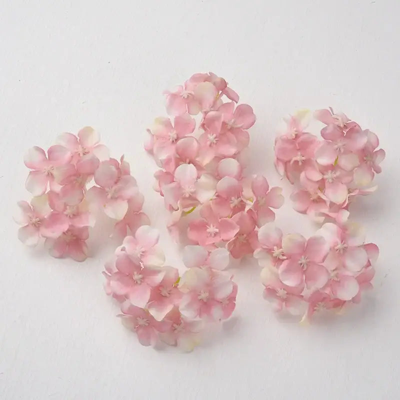 Silk Hydrangea Flower Set