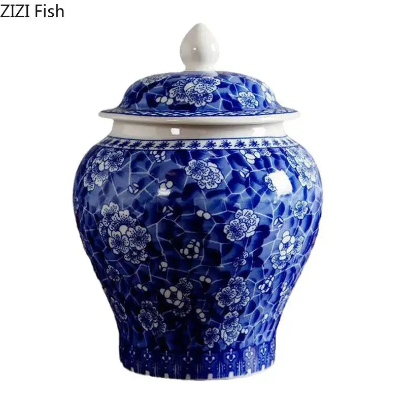 Porcelain Tea Canister Jar