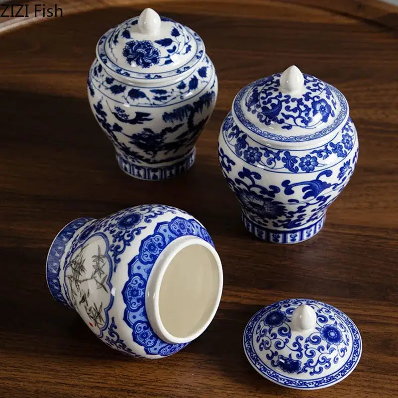 Porcelain Tea Canister Jar
