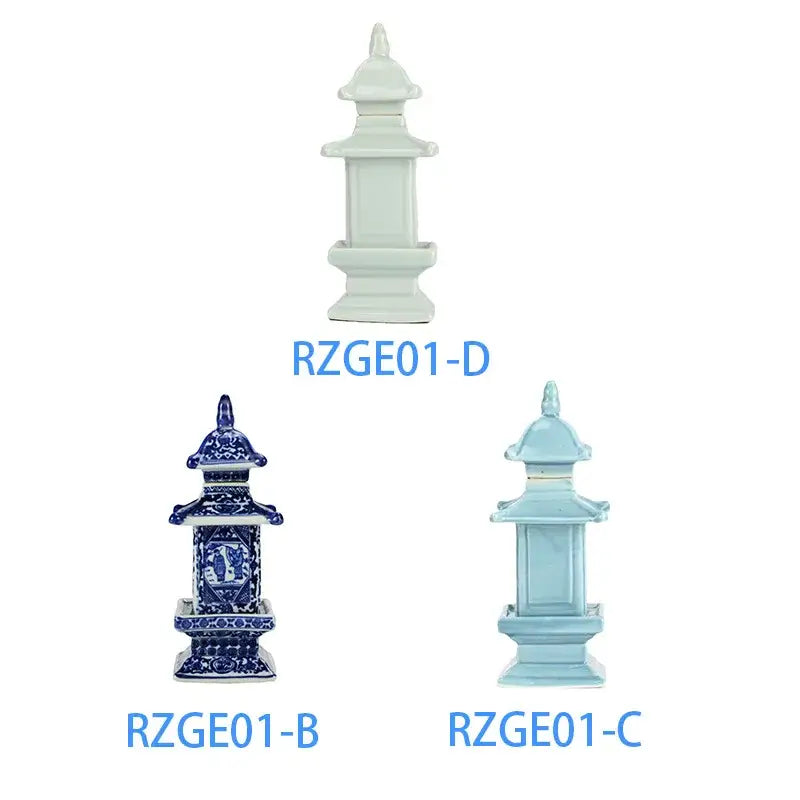 Porcelain Layered Pagoda Vase