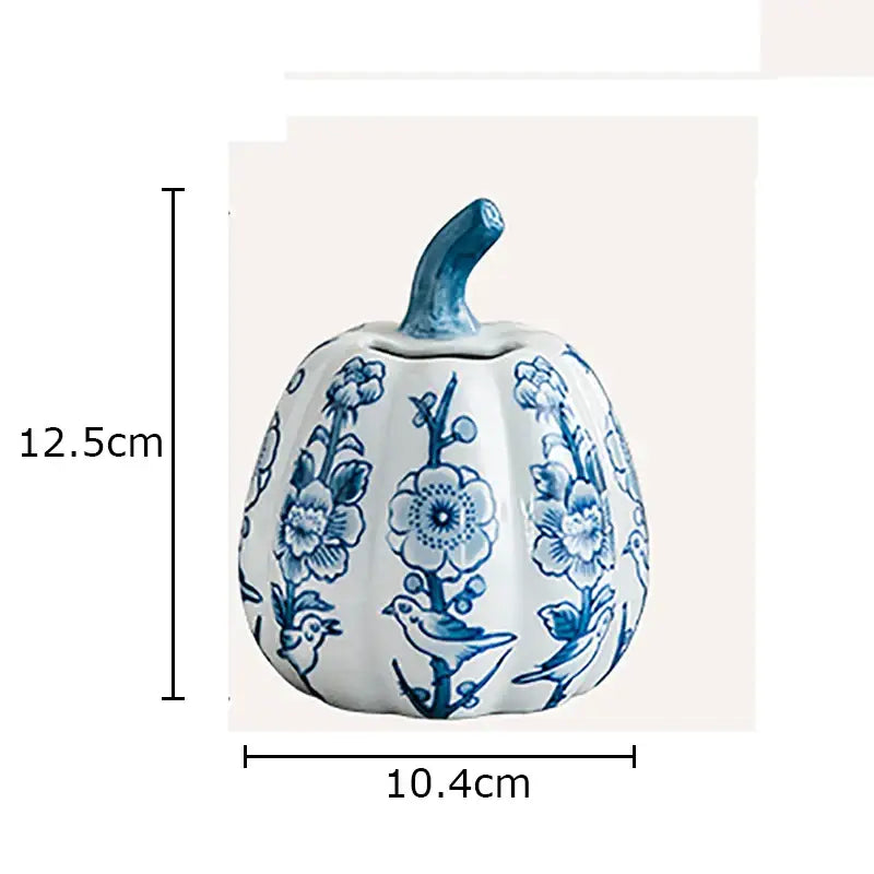 Porcelain Pumpkin Vase