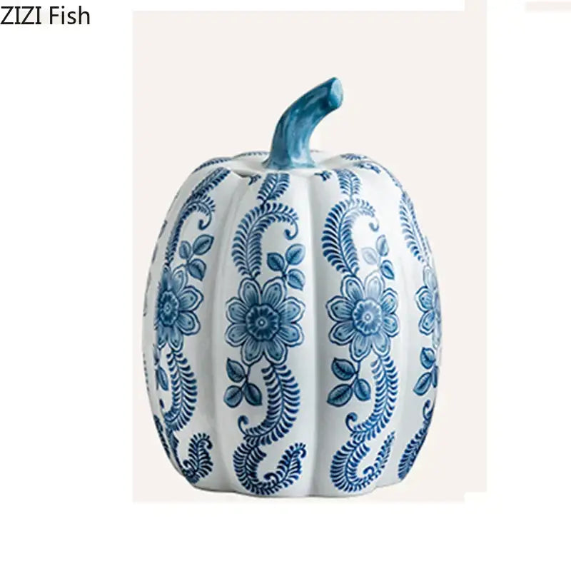 Porcelain Pumpkin Vase